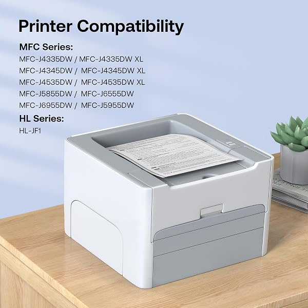 LC406XL INK CARTRIDGES COMPATIBLE FOR BROTHER LC406XL LC406 HIGH YIELD WORK WITH BROTHER MFC-J4535DW MFC-J4335DW MFC-J5855DW MFC-J6555DW MFC-J6955DW PRINTER(BLACK, CYAN, MAGENTA, YELLOW, 4PACK)