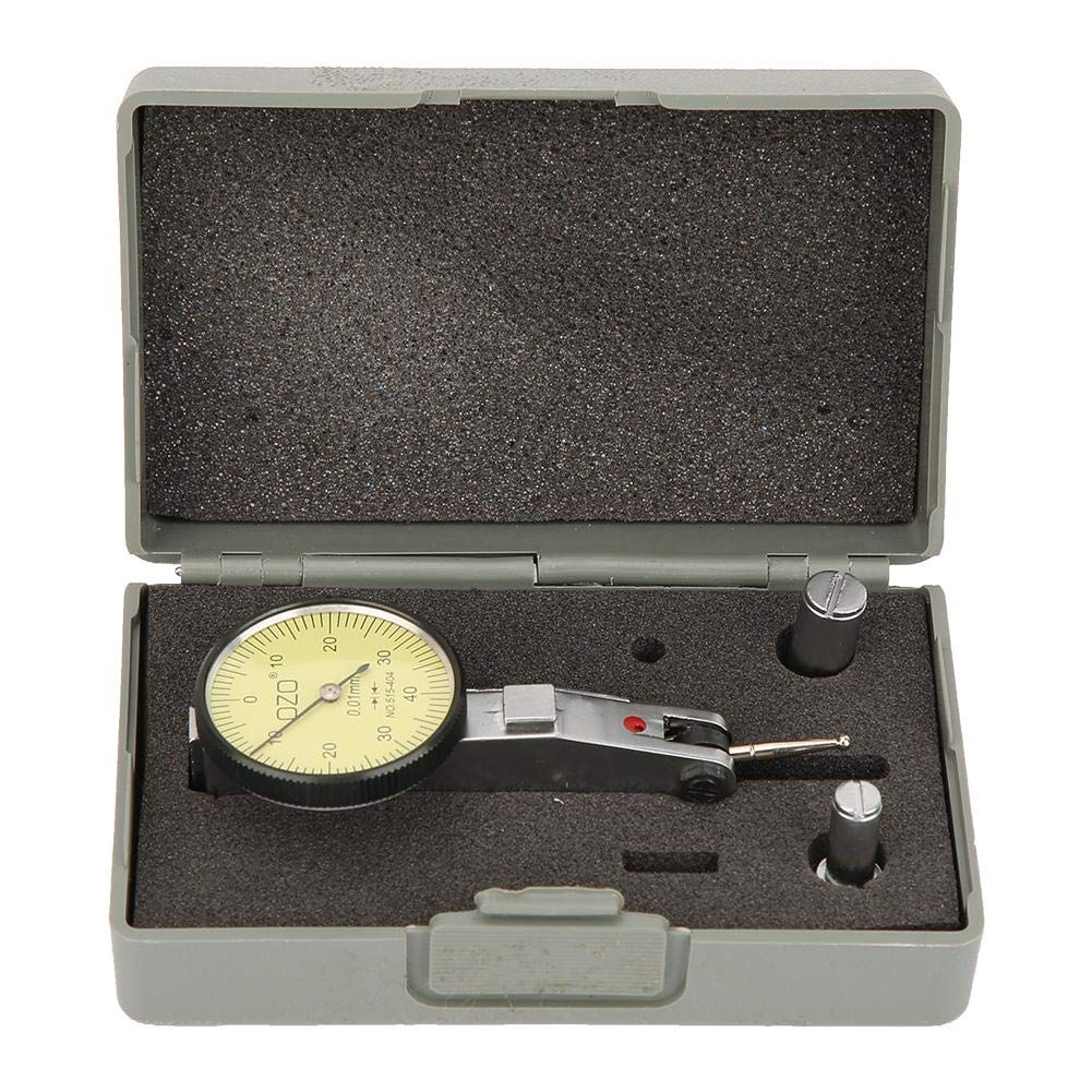0.01mm Flexible Precision Dial Test Indicator 0-0.8mm Metric Dial Gauge Set for Measuring Narrow or Concave Objects