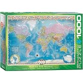 EuroGraphics Map of The World Puzzle (1000-Piece)