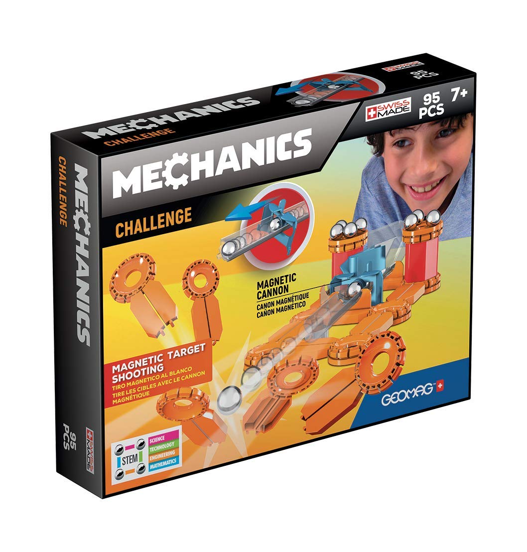 Geomag 771 Challenge pcs Building Toys, Mechanical and Magnetic Construction, Multicoloured, 95 Pieces — image 1