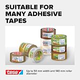 Tesa Packing Tape Set 2x Parcel Tape 66m x 50mm with Dispenser Transparent view 6