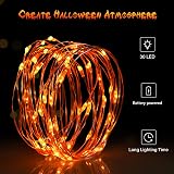 Dalugo Orange Fairy Lights 3M 30 LED Battery Operated Indoor Outdoor view 2