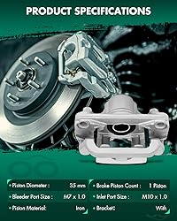 SCITOO 19B2780 19B2781 Rear Left & Right Disc Brake