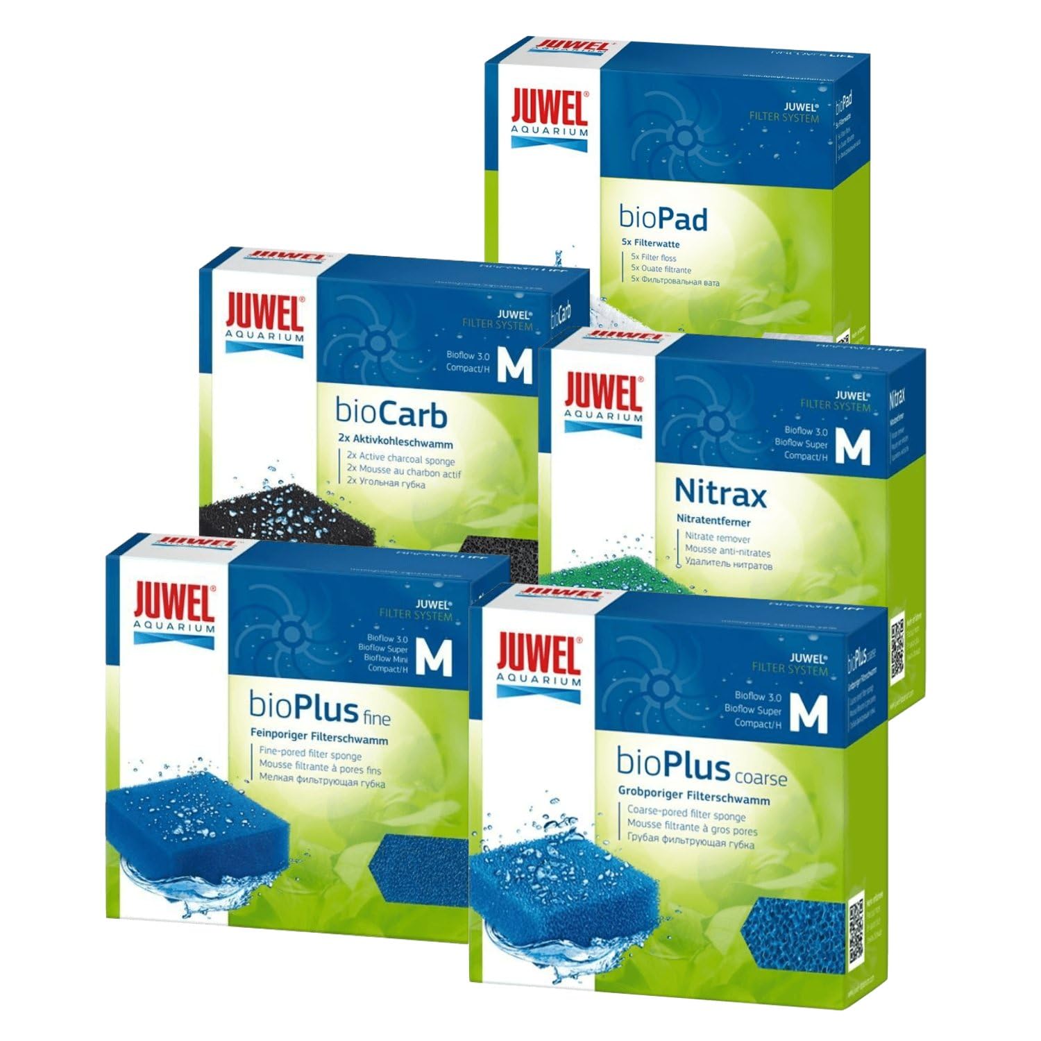 Set of 5 Juwel Compact Filter Sponges