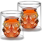 VI AI Creative Whisky Sobriety Glasses, Flask Carafe, Whiskey Carafe for Wine, Bourbon, Liquor, Vodka, Scotch, 150ml Gifts for Men, 2 pcs…