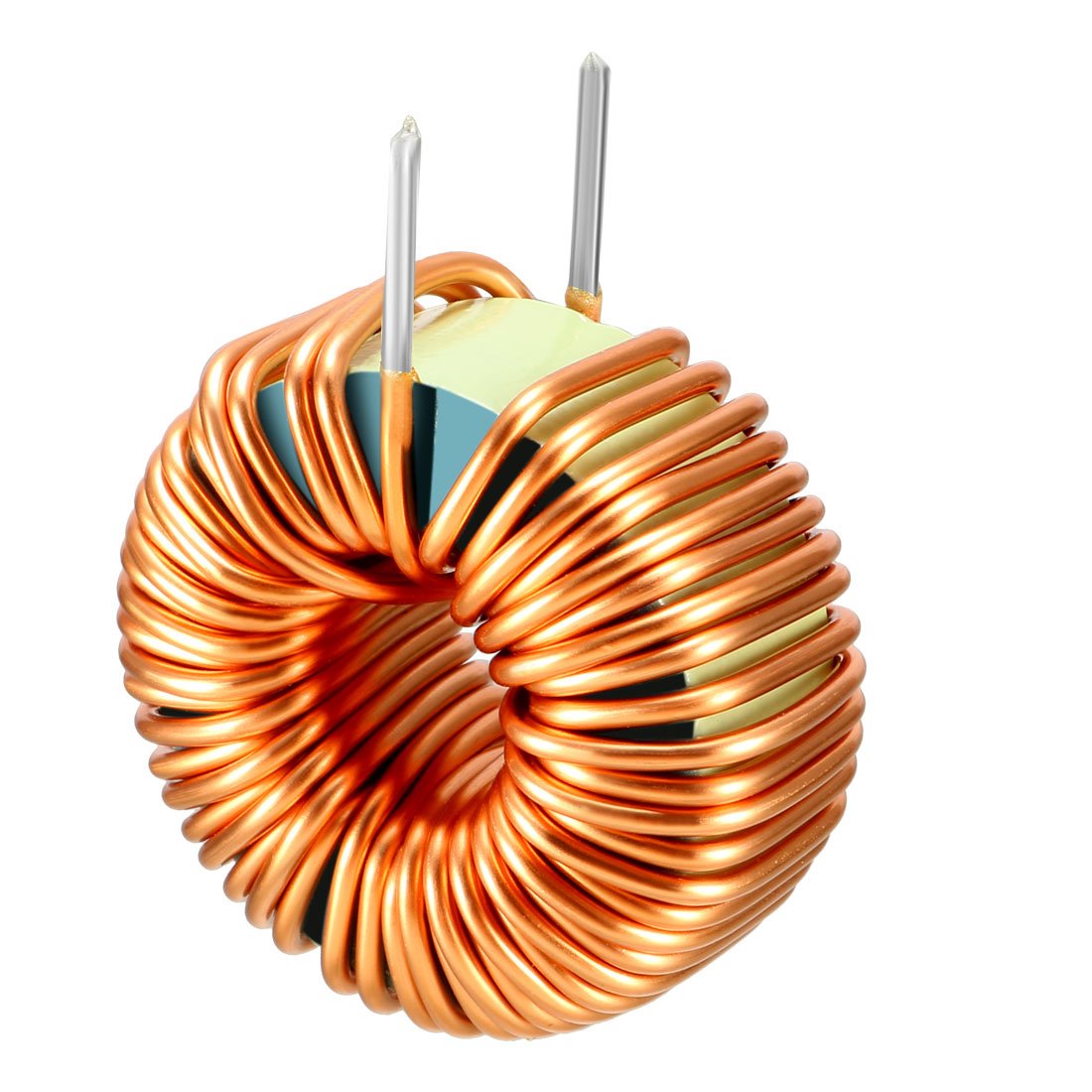sourcing map Vertical Toroid Magnetic Inductor Monolayer Wire Wind Wound 220uH 11A Inductance Coil
