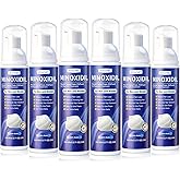 6 Packs 80ml 5% Minoxidil Foam for Men & Women - 6 x 2.71oz 8-Month Supply, with Biotin & Castor Oil, Hair Growth Treatment for Thicker, Fuller Hair & Beard Regrowth
