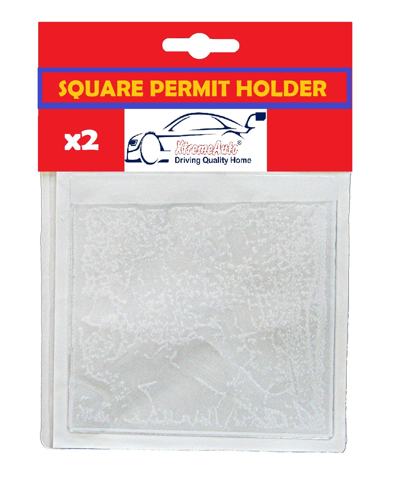 Xtremeauto 2X Car/Van/Lorry Truck Carpark Square Permit Ticket Holder
