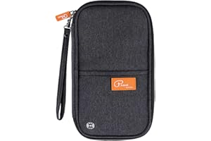 VanFn RFID Travel Passport Wallet, Family Passport Holder, Trip Document Organizer P.Travel Series