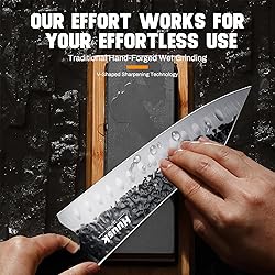 Huusk Knives from Japan Santoku knife - Hand Forged