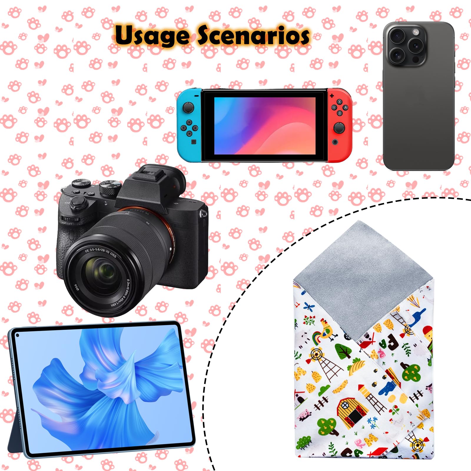 Cat Wrap for Grooming Cat Wrap for Cutting Nails Self-Adherent Cat Grooming Wrap Magic Fabric for Cat, Swaddle Wrap Control Mat Cat Burrito Restraint Blanket Wrap for Nail Clipping (XL (27.6*27.6in))