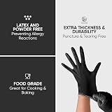 ViraCare 100 Black Premium Double Thickness Vinyl Disposable Gloves Medium view 3