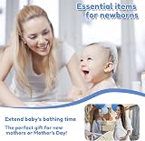 Sutowe 2Pcs Baby Bath Kneeler Elbow Pad Set with 4 Toy Pockets Non-Slip view 7