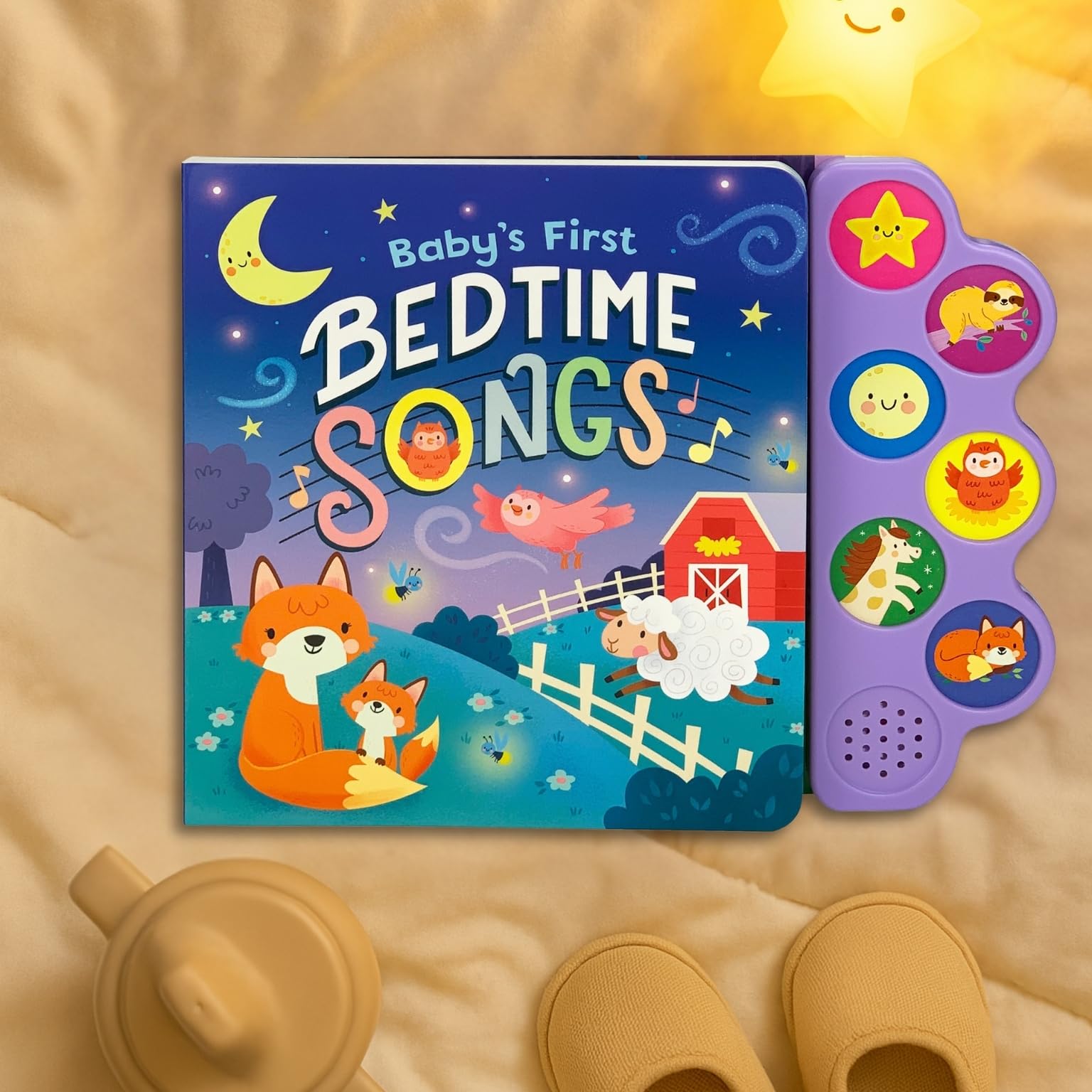 Baby's First Bedtime Songs (Interactive Children's Song Book with 6 Sing-Along Tunes)