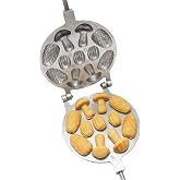 Ultimate Assorted Cookie Maker For Filling from 3 Oreshki Mold + 4 Pine Cone Cookie Cutter + 4 Mushroom Cookie Candy Maker - Walnut Mold - Molde Para Hacer Nueces Cubanas