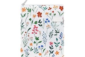 Dadanism 6-7" Sleeve Case for 7" Kindle Colorsoft Signature Edition and All-New Kindle Paperwhite, Protective Sleeve Cover Pouch Bag Carrying Case for 6" Kindle/Kindle Oasis/Kobo E-Reader, Flowers