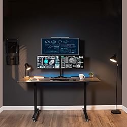 VIVO Triple LCD LED Computer Monitor Desk