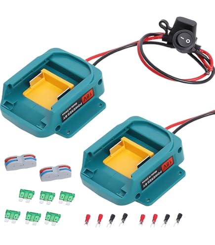 ADAPTATEUR WHEELS Pour Batterie 20 V Avec Connecteur De Faisceau De Câble7314 EUR 13,19