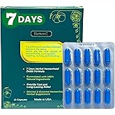 7days 15 Capsules Herbal Hemorrhoid Detox Formula, Supplements Work to Address The Root Causes of Hemorrhoids for Long-Lasting Relief. …