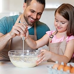 Myasrelae Hand Push Whisk, Semi-Automatic Egg Mini