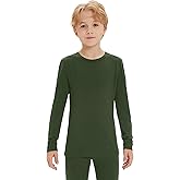 Iguana Unisex Kids 100% Merino Wool Base Layer Top Thermal Underwear Shirt for Girls and Boys