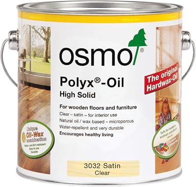 Osmo Polyx Oil Satin 3032 2.5 Litre Interior Wood Finish Furniture Protection