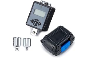 ThreeH 1/2''Digital Torque Adapter (12.5 to 250.9 ft-lbs.) with Audible&Led Alert (1/2'' Drive & Includes adapters for 3/8'' 