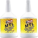 Red Line (50204) SAE 75W80 API GL-4 Manual Transmission and Transaxle Lubricant - 1 Quart (Pack of 2)