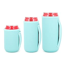 AJLTPA 3 Pack Reusable Neoprene Insulated Can