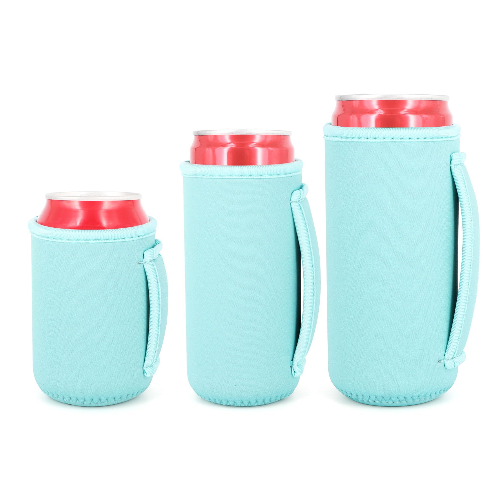 AJLTPA 3 Pack Reusable Neoprene Insulated Can