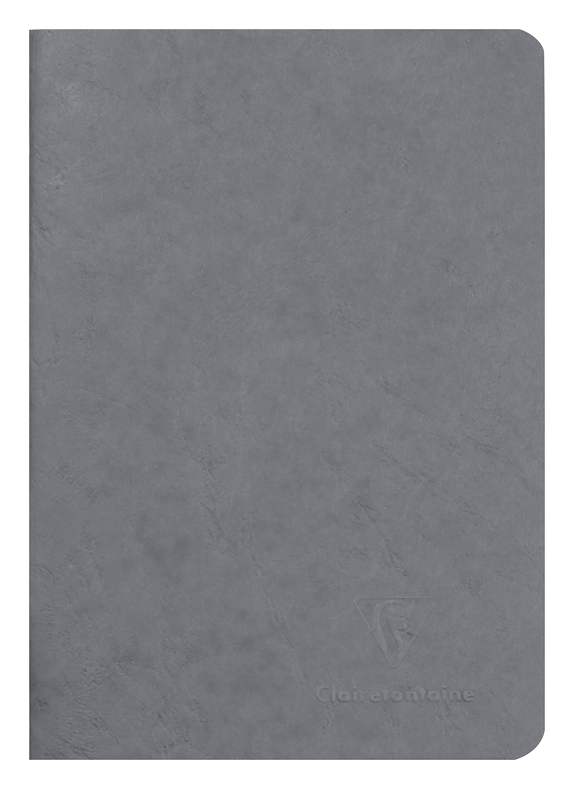 Clairefontaine Age Bag Notebook, A5, Plain, 96 Pages - Grey