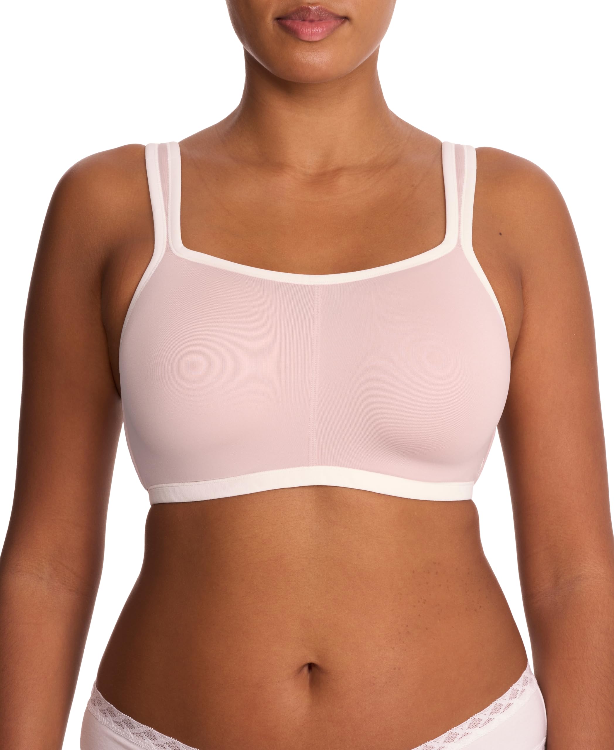 Natori Yogi - Sujetador deportivo convertible para mujer, Light Mocha/Light Ivory, 36C