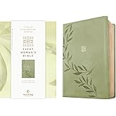 NLT Every Woman’s Bible, Filament Enabled (LeatherLike, Olive Branch Green, Red Letter)