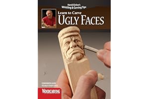 Ugly Faces Study Stick Kit(Learn to Carve Faces with Harold Enlow): Learn to Carve Ugly Faces Booklet & Ugly Faces Study Stic