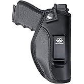 POLE.CRAFT Gun Holster for Men&Women,IWB/OWB 9mm Fits: Glock19 19X⎮M&P Shield 9/40/45,SD9/40 VE⎮Taurus G2C G3C G3 TH9C with TLR6/TLR7/CTC Laserguard etc