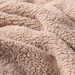 Bertte Fluffy Sherpa Throw Blanket Ultra Soft Warm