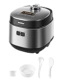 COMFEE' Compact Rice Cooker 8 Cups Cooked/4 Cups