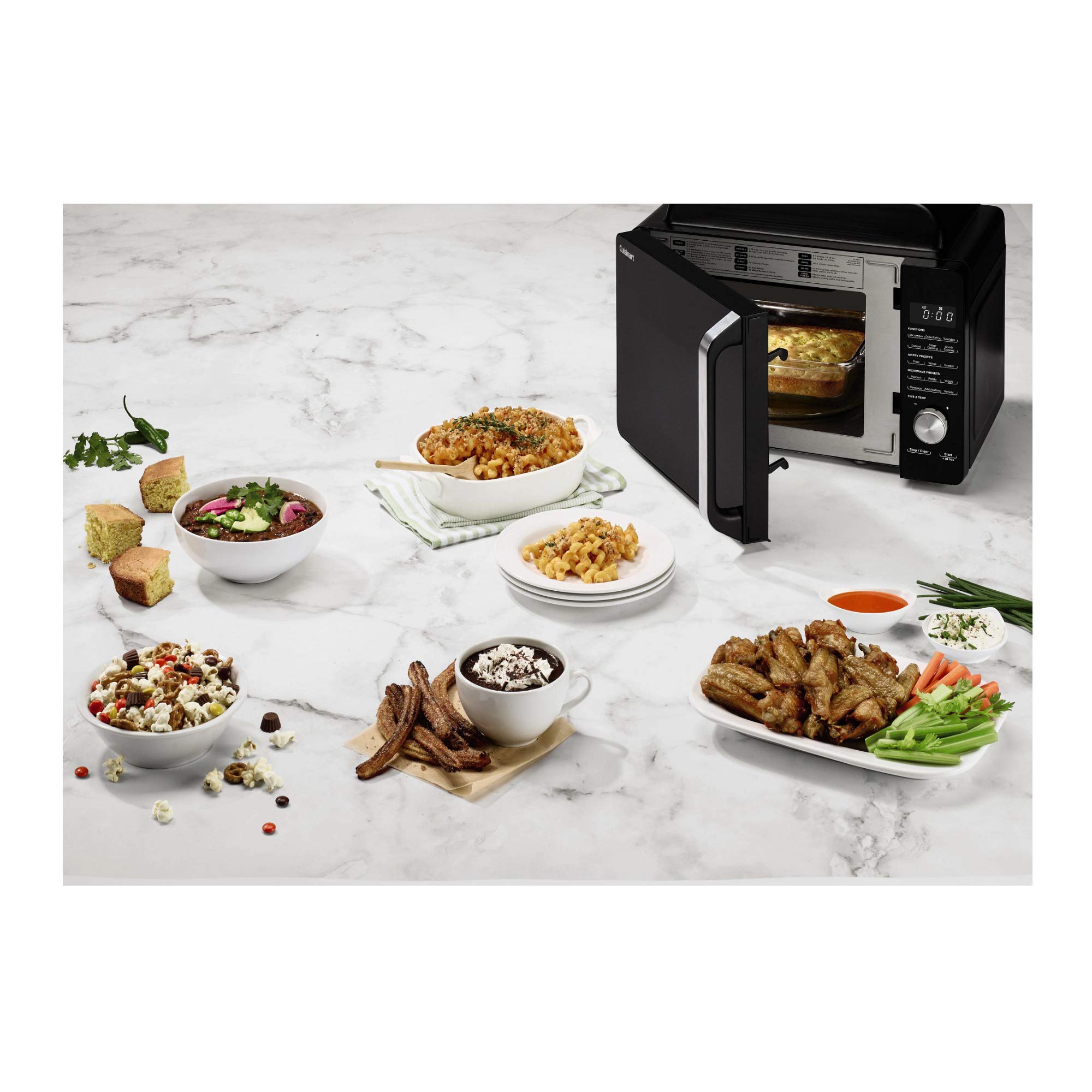 Cuisinart, Black AMW-60 3-in-1 Microwave AirFryer Oven