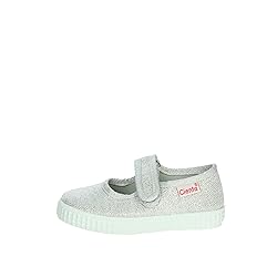 Cienta Girls Mary Jane Shoe, Silver, 20 M EU / 4 M