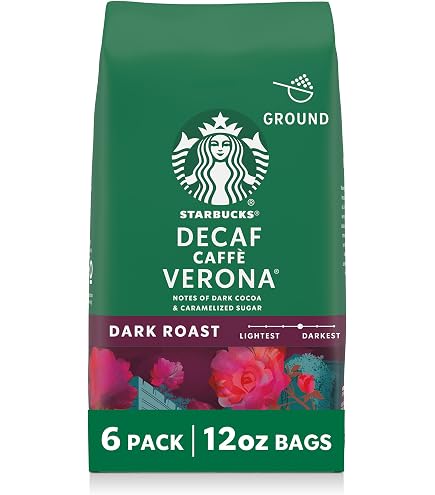 Starbucks French Roast Ground Coffee – 100% Arabica, 12oz Bags (Pack Of 6)