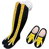 Fun Slippers Women Chicken Leg Socks Thanksgiving Halloween Costumes Funny Gifts for Adult Turkey Novelty Apparel