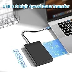 3.5 Hard Drive Enclosure for 3.5'' SATA SSD HDD USB