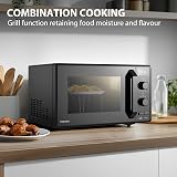 Toshiba 900W 23L Microwave Oven with 1050W Grill, 8 Auto Menus, Black view 2