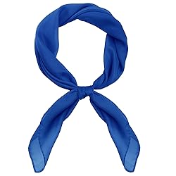 Pistha Chiffon Scarf Ribbon Neck Scarf Square
