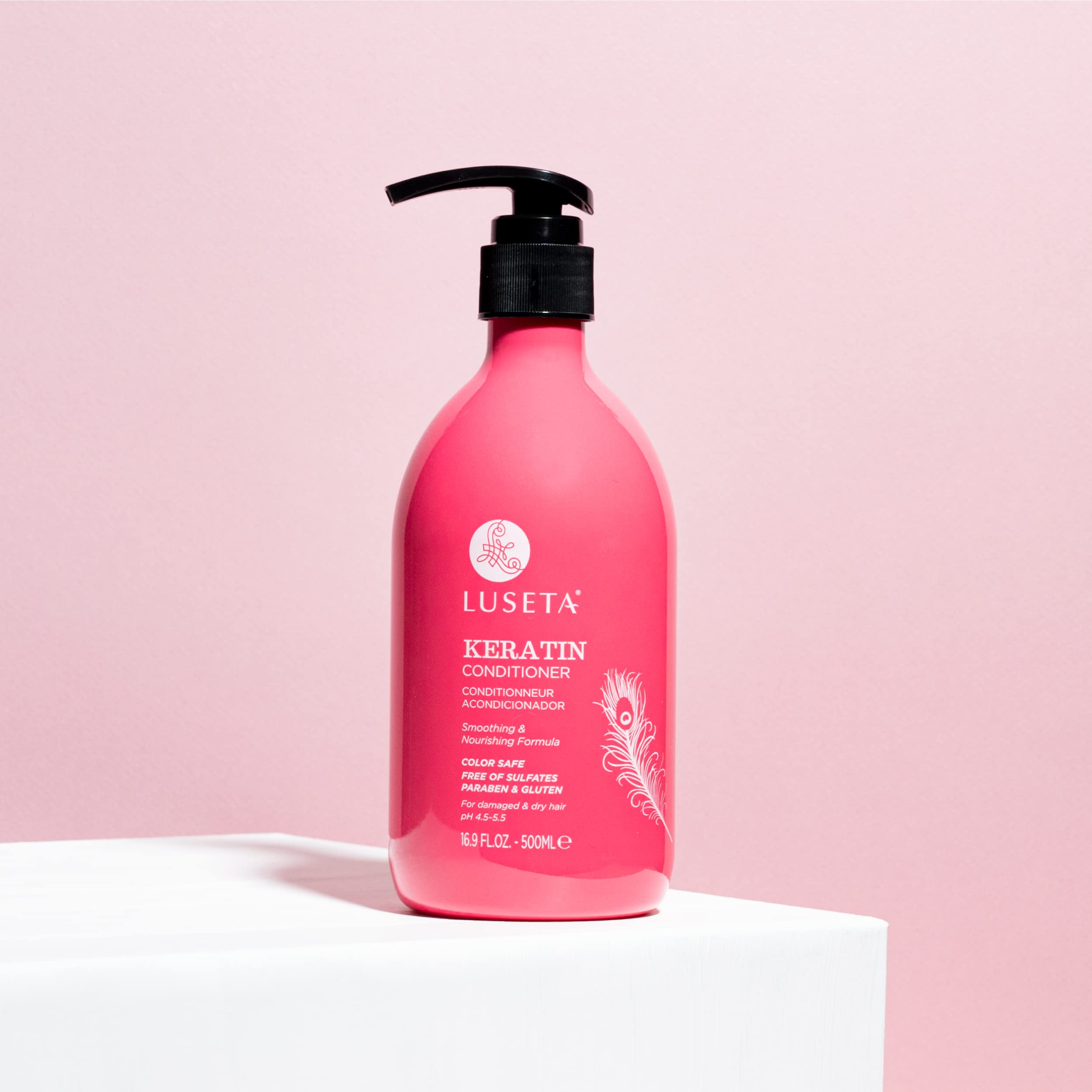 Luseta Keratin Conditioner Hydrating and Nourishing, Hydrating for Dry Damaged Hair, 16.9 Fl Oz