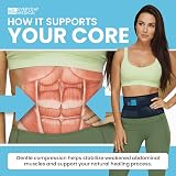 EVERYDAY MEDICAL Umbilical Hernia Belt L/XL Abdominal Support view 2