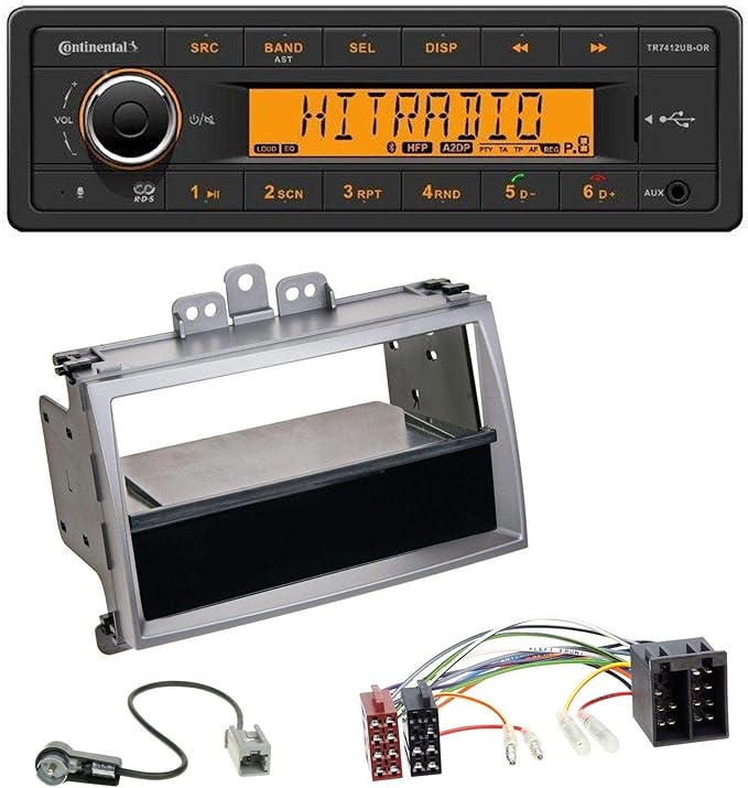 Continental tr7412ub de or MP3 Bluetooth AUX USB Radio de coche para