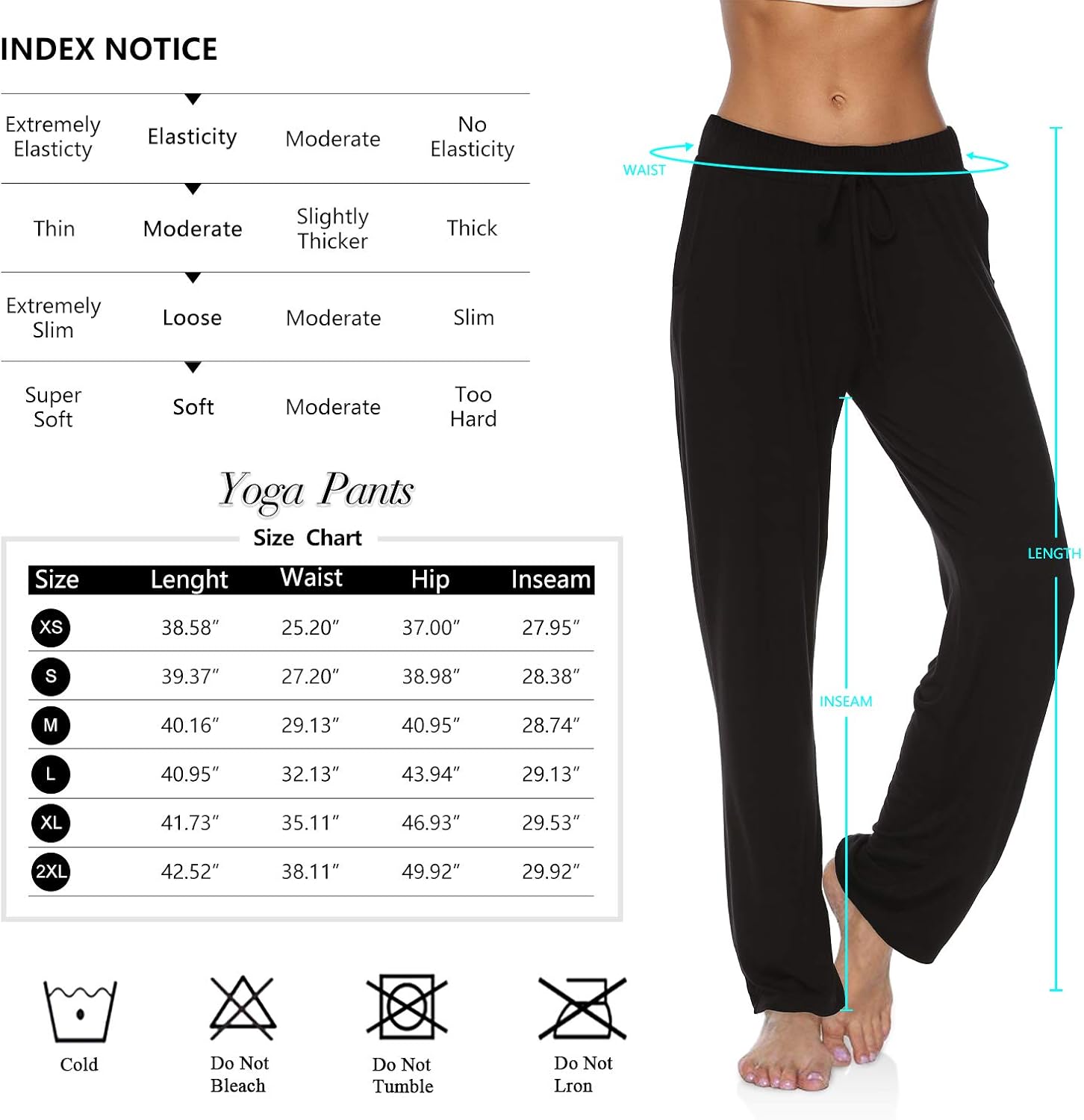 DIBAOLONG Womens Yoga Pants Wide Leg Comfy Drawstring Loose Straight Lounge Running Workout Legging: Clothing