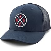 New England Football Emblem Classic Snapback Trucker Hat Navy
