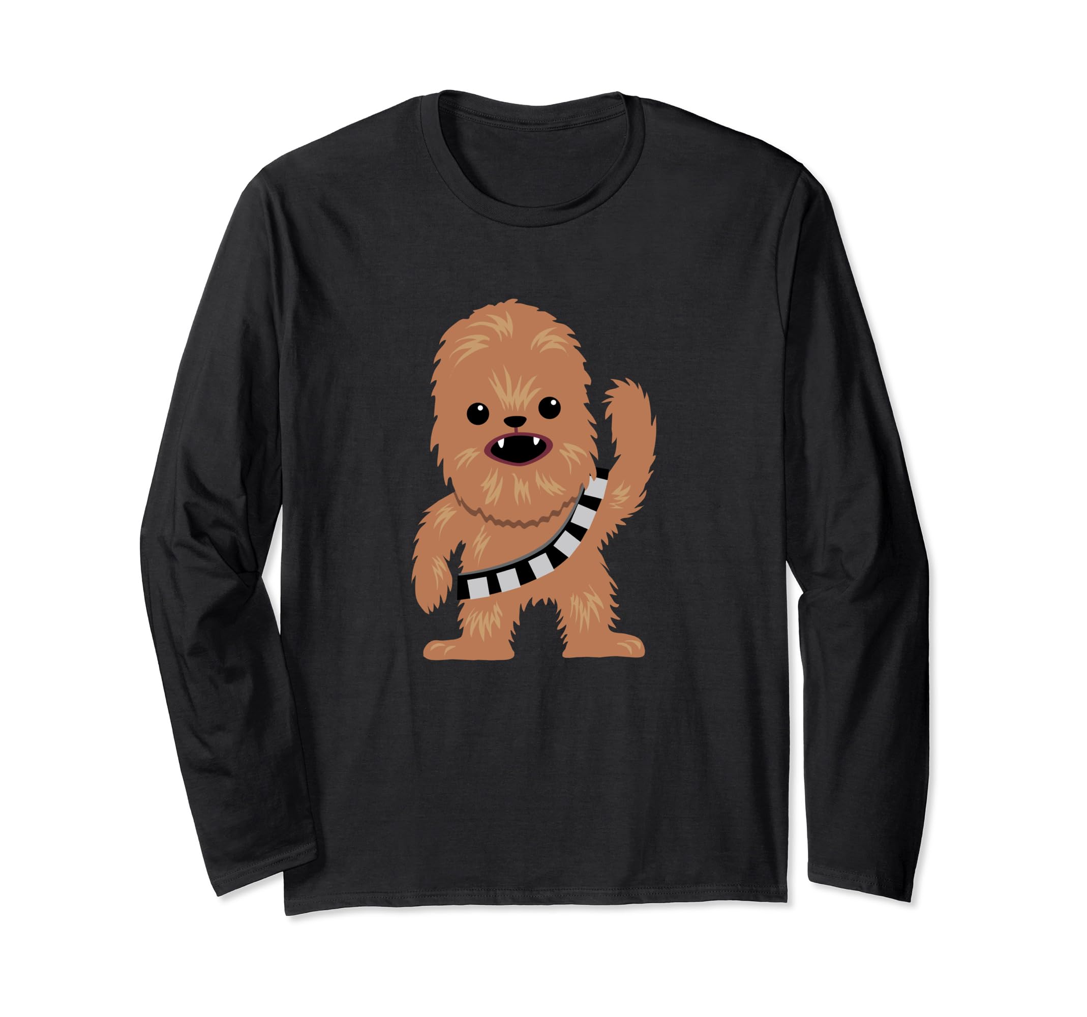 Star Wars Chewbacca Cutie Cartoon Chewie Long Sleeve T-Shirt